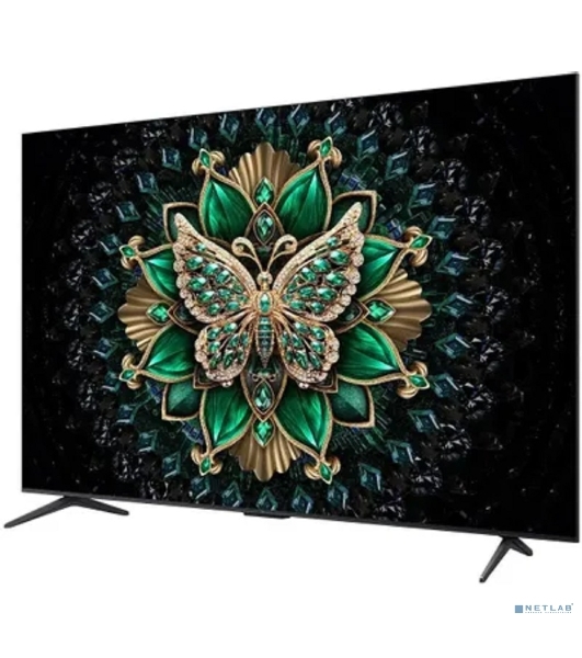 Телевизор TCL 75' 75C6K черный Mini LED UHD 144Hz Google TV