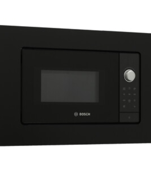 Встраиваемая микроволновая печь Bosch BFL623MB3 черный, 20 л, 800 Вт, переключатели - поворотный механизм/сенсор