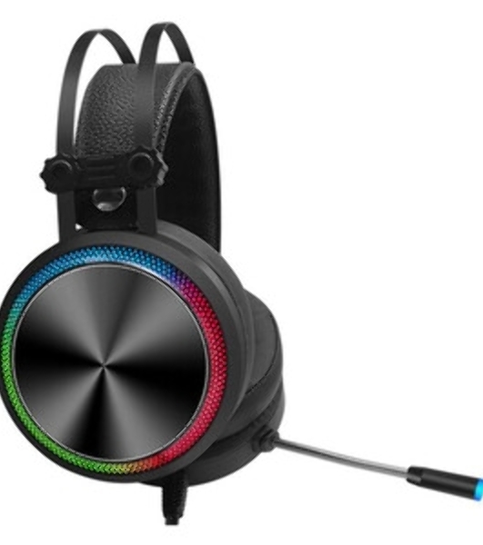Гарнитура Oklick HS-L810G чёрный, проводная, USB, подсветка
