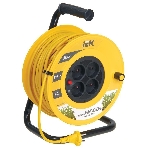 Катушка IEK WKP23-06-04-30, УК30 с т/з 4 места 2Р/30м 2х0,75 мм2 'Garden', фото 1
