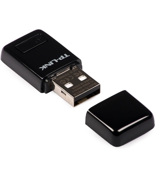 Сетевой адаптер TP-Link SOHO TL-WN823N Беспроводной USB мини адаптер 300 Мбит/с стандарта N c кнопкой QSS(Realtec)