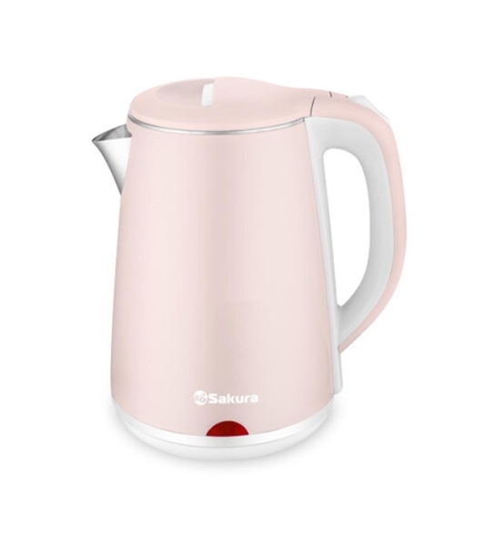 Чайник Sakura SA-2150W 1.8 л, двойной корпус,бел
