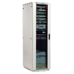 Шкаф телеком. напольный 42U (600x600) дверь стекло (ШТК-М-42.6.6-1ААА) (3 коробки), фото6