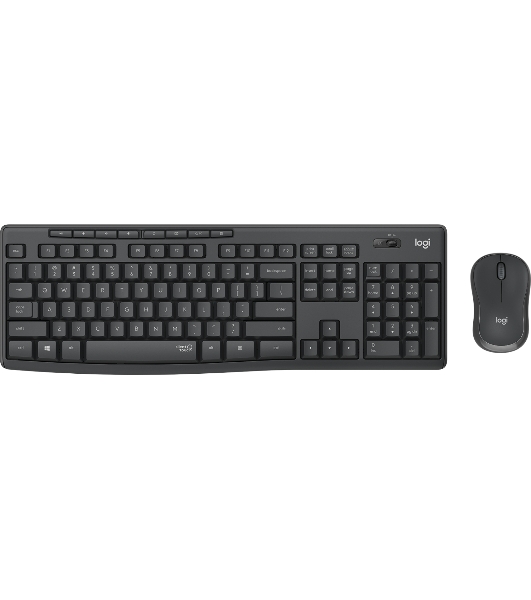 Комплект клавиатура+мышь Logitech MK295 беспроводной, USB, чёрный