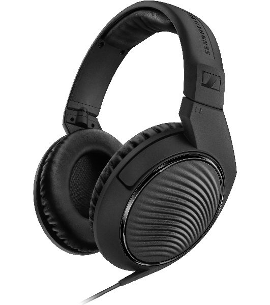 Проводные наушники Sennheiser HD 200 PRO черный, полноразмерные, jack 3.5 мм + 6.3 мм