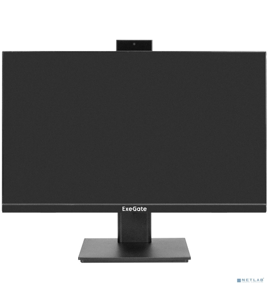 Монитор 23.8' ExeGate SuperView EA2400 IPS 1920x1080, 75 Гц, 5 мс, 16:9, 250 кд/м², HDMI 1.4, VGA, веб-камера (2 Мп), 3.5 мм, черный