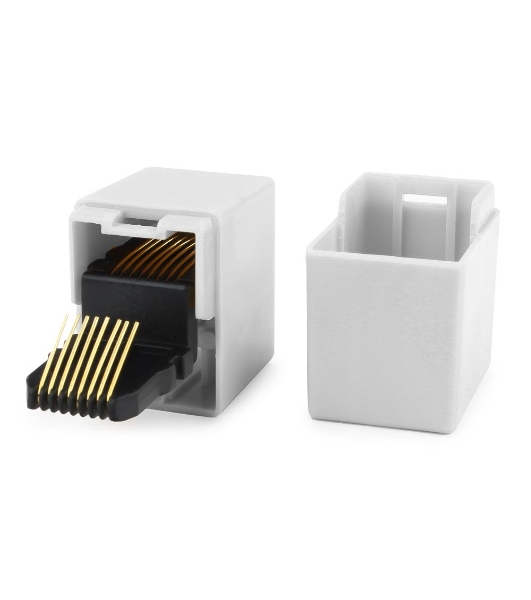 Коннектор проходной адаптер RJ45 Gembird Соединитель RJ-45F/RJ-45F TA350/1