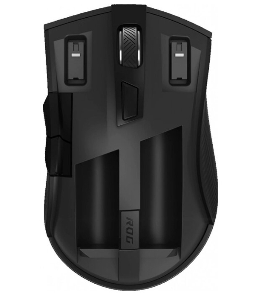 Мышь беспроводная ASUS ROG Strix Carry черный, 7200 dpi, радиоканал, Bluetooth, USB, кнопки - 6