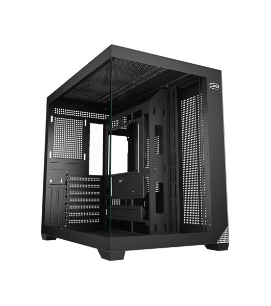Компьютерный корпус без блока питания PCCooler C3T700 BK, Midi-Tower, TG, no fans, 1xUSB-A 3.0 + 1xUSB-A 2.0 + 1xUSB-C, ATX, mATX, mITX черный