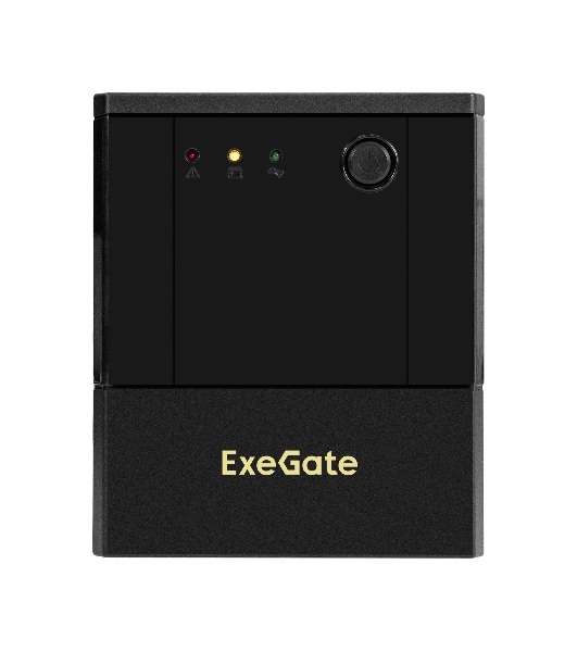 Источник бесперебойного питания ExeGate Power NB-2000.LED.AVR.8C13.USB (2000VA/1200W, LED, AVR, 8*C13, USB, батарея 12V 9Ah - 2 шт., металлический корпус, Black)