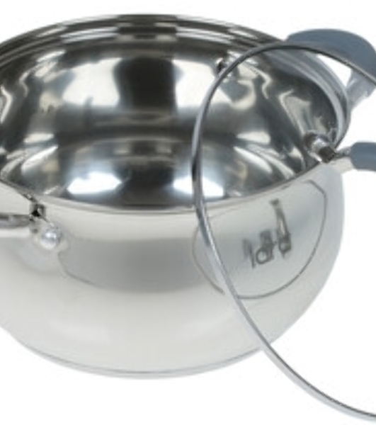 Кастрюля Lara LR02-482 BELL 20x11,5 см, 3,5 л, нержавеющая сталь 316L (хром/никель/молибден), с крышкой