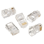 Коннектор Gembird Вилка RJ-45 LC-8P8C-001 (3-зубца) cat.5e, для одножильного кабеля (100 шт.), фото 1