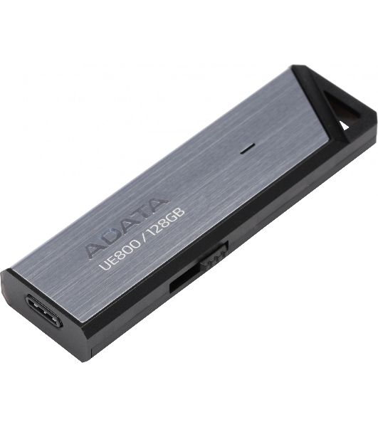 Флешка USB ADATA UE800 (AELI-UE800-128G-CSG), 128Gb, Type-C USB 3.2, R/W 1000/550, серебристый