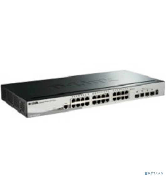 Коммутатор D-Link DGS-1510-28X/A1A, 24×1 Гбит/с + 4×10 Гбит/с SFP+, управляемый