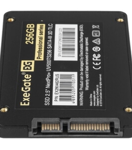 Накопитель SSD ExeGate NextPro+ UV500TS256, 256Gb, 2.5', SATA, R/W 565/503