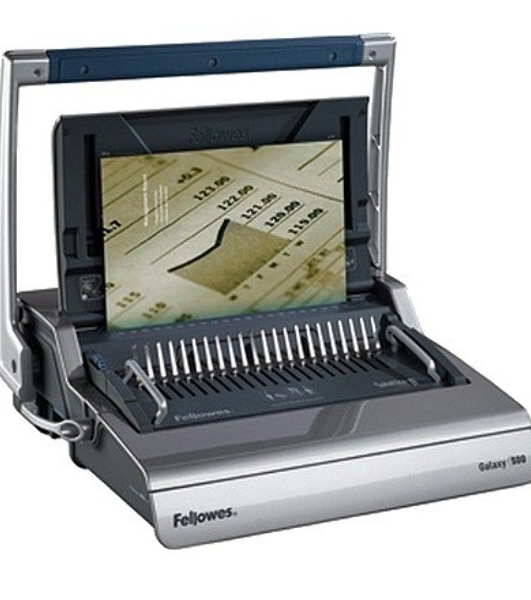 Переплетчик Fellowes GALAXY 500 A4/перф.25л.сшив./500/пластик.пруж. (6-50мм)