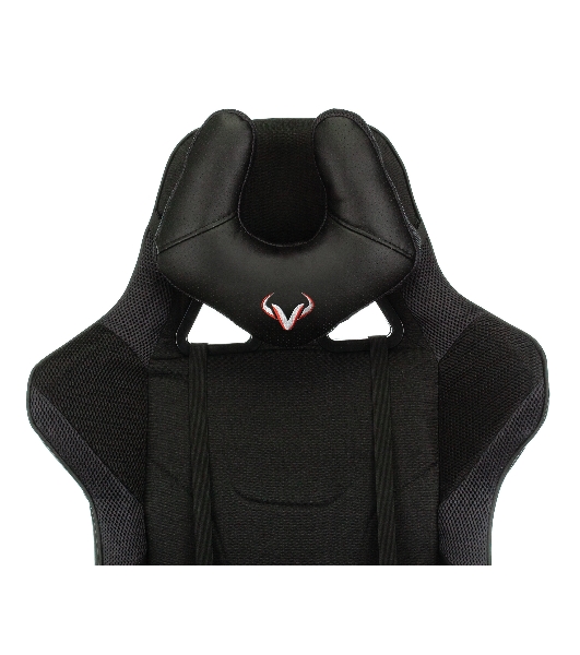 Кресло Бюрократ VIKING 4 AERO BLACK EDITION черный, экокожа, 120 кг, механизм качания