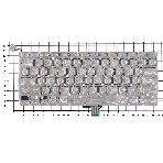 Клавиатура для ноутбука Apple Macbook A1342 2009/2010 белый 13,3' плоский Enter, фото 1
