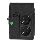 Источник бесперебойного питания ExeGate Smart LB-500.LCD.AVR.2SH (500VA/300W, LCD, AVR, 2*Schuko, батарея 12V 4.5Ah, черный), фото14