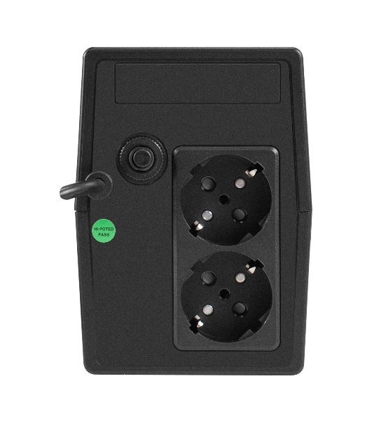Источник бесперебойного питания ExeGate Smart LB-500.LCD.AVR.2SH (500VA/300W, LCD, AVR, 2*Schuko, батарея 12V 4.5Ah, черный)