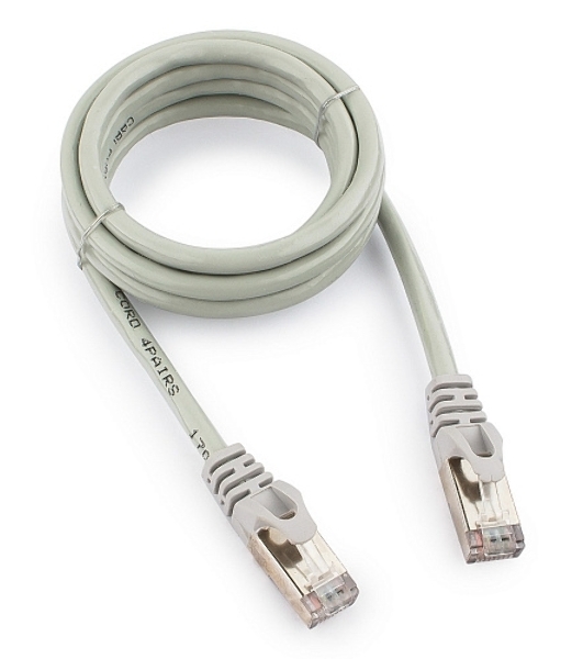 Патч-корд FTP Cablexpert cat.6, 1.5м, литой, многожильный, серый