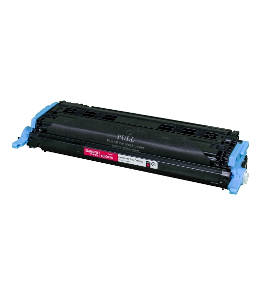 Картридж лазерный Sakura Q6003A для LaserJet 1600/2600n/2605/2605dn/2605dtn/CM1015MFP/CM1017MFP, пурпурный, 2000 к.