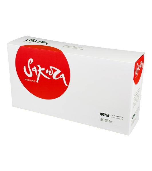 Картридж лазерный Sakura Q7570A для HP LJ M5025,M5035, черный, 15 000 к.