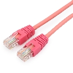 Патч-корд UTP Cablexpert cat.5e, 3м, литой, многожильный, розовый, фото2