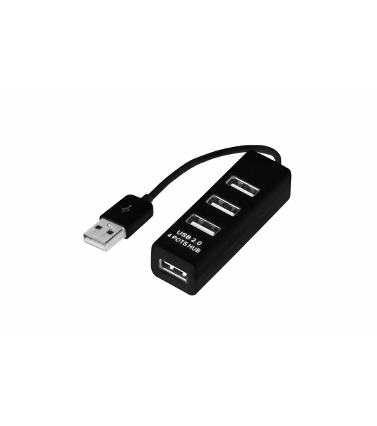 Разветвитель USB Rexant на 4 порта черный