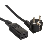 Кабель питания ExeGate Power PC19-1,8P (Евровилка Schuko->С19) VDE-250V-3*1.5-CU, черный, 16А, 1.8м, фото3