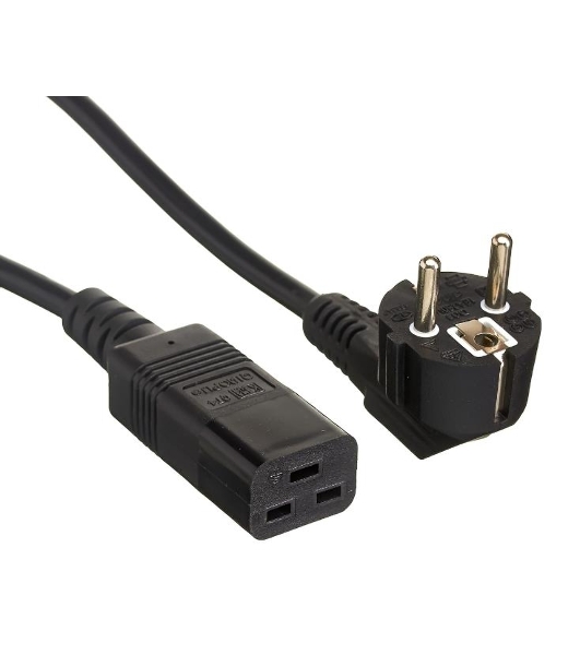 Кабель питания ExeGate Power PC19-1,8P (Евровилка Schuko->С19) VDE-250V-3*1.5-CU, черный, 16А, 1.8м