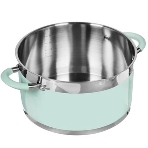 Кастрюля LARA LR02-545 MINT 26x14 см, 7,2 л, носик, индукционное дно, крышка с бортом, нержавеющая сталь, фото10