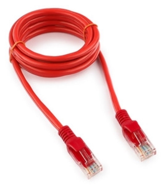 Патч-корд UTP Cablexpert cat.5e, 1.5м, литой, многожильный, красный