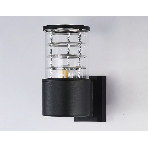 Светильник Ambrella light ST2522 BK/CL черный/прозрачный IP54 E27 max 40W 200*110*155, фото 1