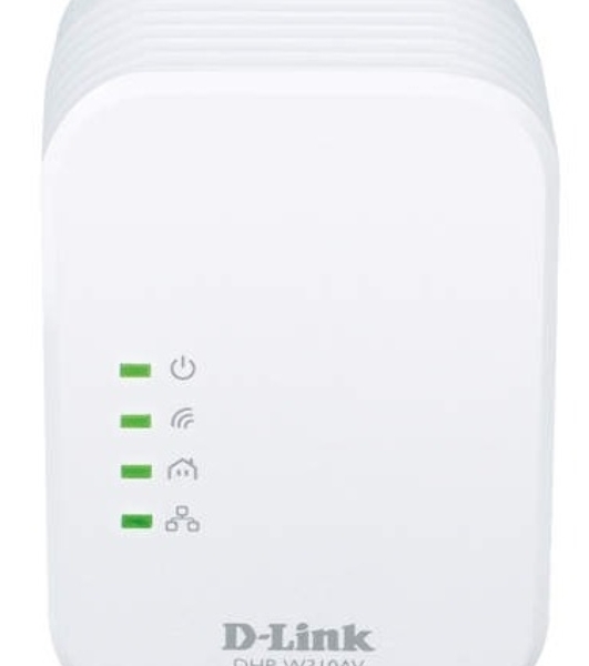 Беспроводной PowerLine-адаптер D-Link DHP-W310AV N300 с поддержкой HomePlug AV