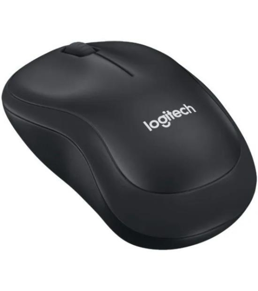 Мышь беспроводная Logitech B220 Silent черный, 1000 dpi, радиоканал, USB, кнопки - 3