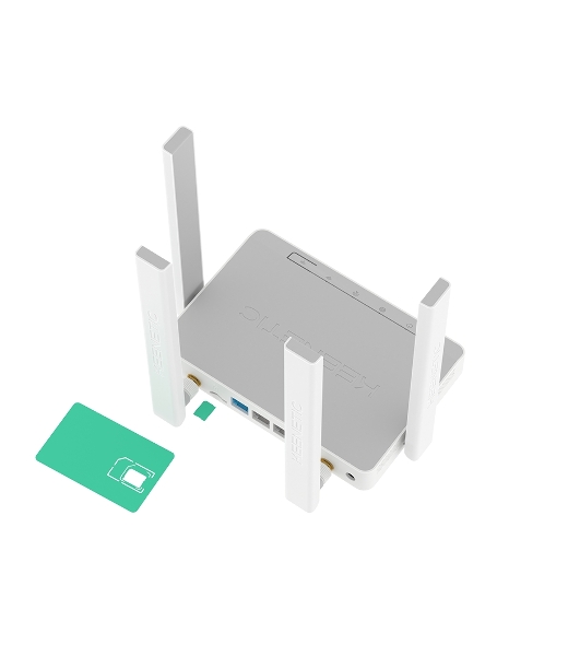 Роутер беспроводной Keenetic Runner 4G (KN-2212) с модемом 4G, Mesh Wi-Fi N300 и 4-портовым Smart-коммутатором