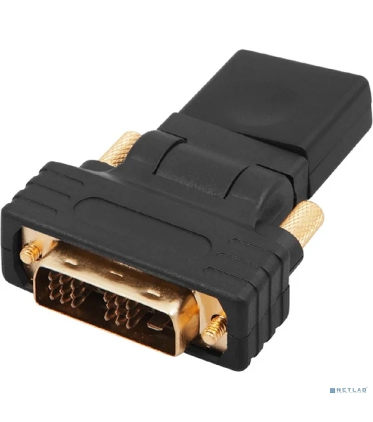 Переходник штекер Rexant DVI-D - гнездо HDMI, поворотный