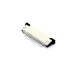 Разъем FPC Half Coverage Top Contact 1.0K-BS-12PWB 12 pin высота 2мм шаг 1мм, фото4