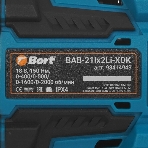 Дрель-шуруповерт Bort BAB-21Ix2Li-XDK, 18 В, 4 Ач, 150 Нм, бесщеточный, ударная, фото26