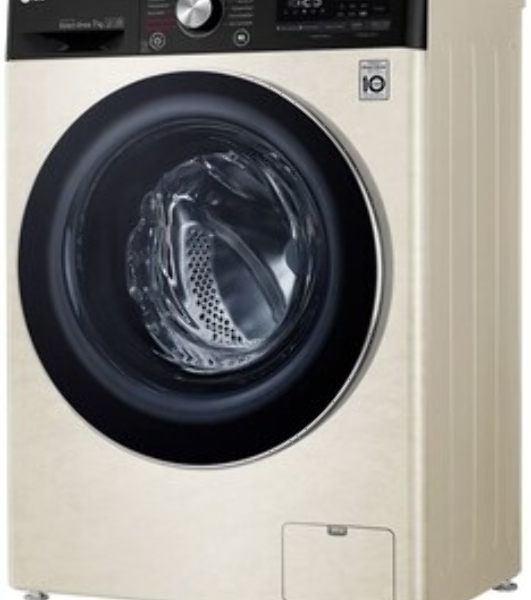 Стиральная машина LG F2V5HS9B бежевый, загрузка фронтальная 7 кг, 1200 об/мин, класс: А