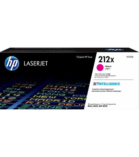 Картридж лазерный Cartridge HP 212X для CLJ Enterprise M554/M555/M578, пурпурный (10 000 стр.)