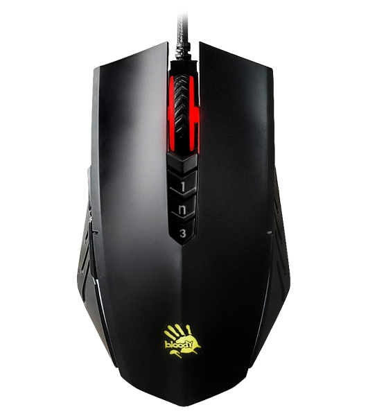 Мышь проводная A4Tech Bloody A70 черный, 6200 dpi, USB, кнопки - 8