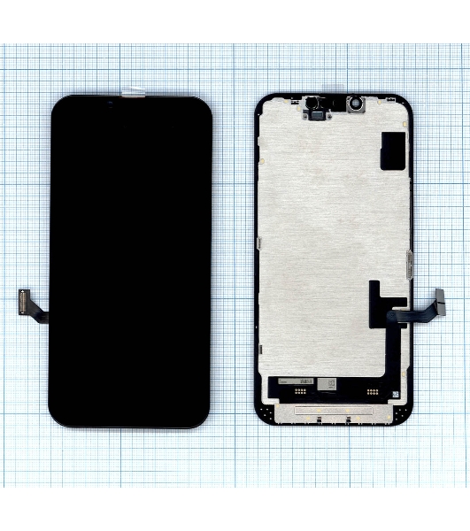 Дисплей (модуль) для Apple iPhone 14 в сборе с тачскрином (TFT), черный