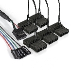 Корпус для майнинга ExeGate EX270772RUS Pro 13-430 (без БП, 2хUSB, 5хfan 120мм, места под: 13 видеокарт, 2 БП), фото6