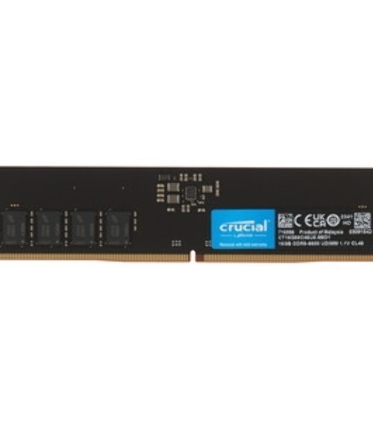 Оперативная память Crucial, DDR5, 16GB (1x16 GB), 5600 MHz, CL46, DIMM