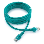 Патч-корд UTP Cablexpert cat.5e, 3м, литой, многожильный, зеленый, фото 1