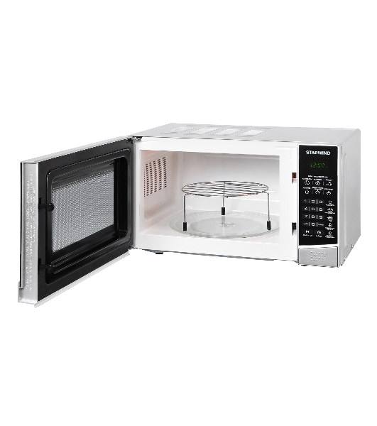 Микроволновая печь Starwind SMW3120 серебристый/черный, 20 л, 700 Вт, переключатели - сенсор