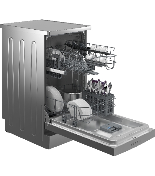 Посудомоечная машина Beko BDFS15020S, серебристый, 44.8 см, 10 компл., сушка конденсационная, 49 дБ, класс A