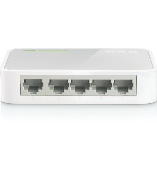 Коммутатор TP-Link SOHO TL-SF1005D Коммутатор 5-port 10/100M mini Desktop Switch, 5 10/100M RJ45 ports, Plastic case